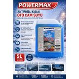 POWERMAX KIŞLIK ANTİFRİZLİ CAM SUYU 5 LT OTO CAM TEMİZLEME SIVISI BÜYÜK BOY