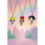 Powerpuff Girls Bff 3'Lü Kolye Seti – En İyi Arkadaşlık Kolyesi | Şık Ve Renkli Hediyelik Aksesuar