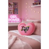 Powerpuff Girls Lisanslı Dekoratif Yastık Kalp Şekilli Yumuşak Dokulu 40 Cm