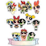 Powerpuff Girls Sticker Telefon Laptop Notebook Tablet Defter Matara Stiker Etiket ST181