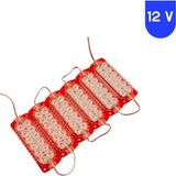 Powerr Led Aydınlatma 10 Adet 12 Volt 2.4 Watt 12 Smd Ledli Animasyonlu Kırmızı Çakar Modül