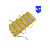 Powerr Led Aydınlatma 10 Adet 12 Volt 2.4 Watt 12 Smd Ledli Animasyonlu Sarı - Amber Çakar Modül