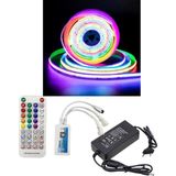 Powerr Led Aydınlatma 10 Metre 12 Volt 12 mm Iç Mekan 720 Ledli Argb Pixel Cob LED SP611E Bluetoothlu Sese Duyarlı Çift Çıkış Kumanda 8A Plastik Trafo Set