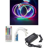 Powerr Led Aydınlatma 10 Metre 12 Volt 6X12 mm 120 Ledli Argb Pixel Neon SP611E Bluetoothlu Sese Duyarlı Çift Çıkış Kumanda 8A Plastik Trafo Set