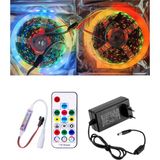 Powerr Led Aydınlatma 10 Metre 12V Dış Mekan 60 Pixel Ledli 17 Tuşlu Sese ve Müziğe Duyarlı Rf Kumandalı 5A Priz Tipi Plastik Adaptörlü Set