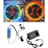 Powerr Led Aydınlatma 10 Metre 12V Dış Mekan 60 Pixel Ledli Bluetooth Cep Telefonundan Kumandalı 5A Priz Tipi Plastik Adaptörlü Set