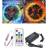 Powerr Led Aydınlatma 10 Metre 12V Iç Mekan 60 Pixel Ledli 17 Tuşlu Sese ve Müziğe Duyarlı Rf Kumandalı 8A Plastik Adaptörlü Set