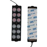 Powerr Led Aydınlatma 12 Volt 12 Watt 12 Ledli 139X39 mm Animasyonlu Kırmızı - Mavi Çakar Modül 5 Adet