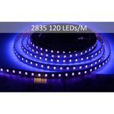 Powerr Led Aydınlatma 12 Volt 120 Ledli 2835 Smd Uv Silikonlu Dış Mekan 5 Metre Şerit LED
