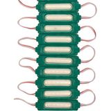 Powerr Led Aydınlatma 12 Volt 2 Watt Yeşil Cob LED Modül IP65 10 Adet Modül