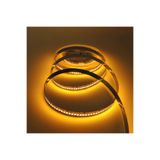 Powerr Led Aydınlatma 12 Volt 2835 Smd 240 LED 10MM Amber Sarı Işık Iç Mekan 5 Metre Şerit LED