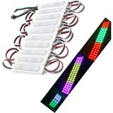 Powerr Led Aydınlatma 12 Volt 3 Watt Argb Pixel Cob LED Modül IP65 20 Adet Modül