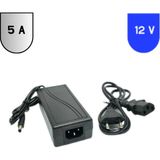 Powerr Led Aydınlatma 12 Volt 5 Amper 60 Watt Laptop Tipi Plastik Kasa Adaptör