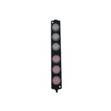 Powerr Led Aydınlatma 12 Volt 6 Watt 6 Ledli 136X20 mm Animasyonlu Kırmızı - Mavi Çakar Modül 5 Adet