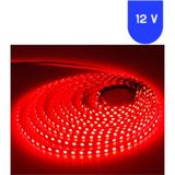 Powerr Led Aydınlatma 12 Volt 8 mm 4040 Smd Kırmızı Iç Mekan 60 Ledli 5 Metre Şerit LED