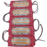 Powerr Led Aydınlatma 12 Volt Cob Ledli Animasyonlu Pembe Çakar Modül 5 Adet