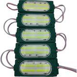 Powerr Led Aydınlatma 12 Volt Cob Ledli Animasyonlu Yeşil Çakar Modül 5 Adet
