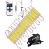 Powerr Led Aydınlatma 20 Adet 24 Volt 2 Watt 6500K Beyaz Cob LED Modül 12A Tek Renk Rf Dimmer 2A Priz Tipi Adaptör Set