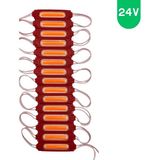 Powerr Led Aydınlatma 20 Adet 24 Volt 2 Watt Kırmızı Cob LED Modül IP65
