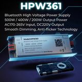 Powerr Led Aydınlatma 220 Volt 200 Watt Modül Neon ve Şerit LED Bluetooth ve Rf Kumandalı HPW361 Dimmer