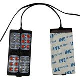 Powerr Led Aydınlatma 24 Volt 24 Watt 24 Ledli 150X49 mm Animasyonlu Kırmızı - Mavi Çakar Modül 5 Adet