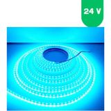 Powerr Led Aydınlatma 24 Volt 8 mm Pixel Turkuaz Iç Mekan 120 Ledli 10 Metre Şerit LED