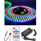 Powerr Led Aydınlatma 5 Metre 12V Dış Mekan 60 Pixel Ledli 17 Tuşlu Sese ve Müziğe Duyarlı Rf Kumandalı 5A Plastik Adaptörlü Set - ARGB