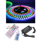 Powerr Led Aydınlatma 5 Metre 12V Dış Mekan 60 Pixel Ledli SP611E Tek Çıkışlı Sese ve Müziğe Duyarlı 5A Plastik Adaptörlü Set - ARGB