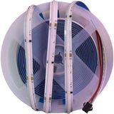 Powerr Led Aydınlatma 5 Metre 24 Volt 12 mm 420 Ledli Esnek Cob Pixel Magic Kayar Şerit LED Iç Mekan