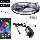 Powerr Led Aydınlatma 5 Metre 24V 60 Ledli Rgb Iç Mekan Şerit LED 2A Plastik Adaptör Bluetoothlu Telefondan LED Kontrol Üniteli Set