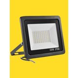 POWERR LED AYDINLATMA 50 Watt Siyah Slim Kasa Sarı Amber Işık IP65 Led Projektör