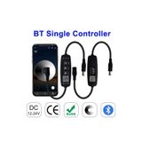 Powerr Led Aydınlatma 5V-24V Bluetooth La Cep Telefonunda ve Güç Kablosu Üzerinden Manuel Kontrollü Tek Renk Dimmer