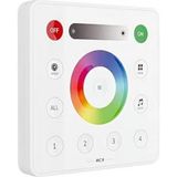 Powerr Led Aydınlatma 5V - 24V Rc3 Rgb ve Rgbw Duvar Paneli 4 Bölge Dimmer Kontrol Uzaktan Kumanda