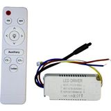 Powerr Led Aydınlatma 80 Watt (25-40)X2W Sabit Akım 3 Renk 2.4g Uzaktan Kumandalı LED Avize Driver Trafo 72-120V