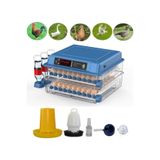 PowerS-Pro 128’li Tam Otomatik Kuluçka Makinesi | Dijital Isı Nem Kontrol | Nemlendiricili | Silindir Viyol