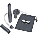 PowerSmith PAAC302 Kül Vakum Derin Temizleme Kiti, Çatlak Aleti, Fırça Başlığı, Pelet Soba Hortumu, Adaptör ve Saklama Çantası, Siyah