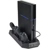 Powerstar YH22 PS4 Slim Çift Fanlı Dikey Soğutucu ve Kol Şarj Edici