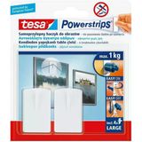 Powerstrips Çerçeve Askısı Kendinden Yapışkanlı, Çıkarılabilir, beyaz