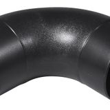POWERTEC 70105 Açılı Toz Hortumu Bağlantısı, 10,2 cm, 90 Derece Açı, Siyah