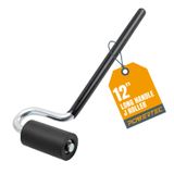 POWERTEC 71010 J-Roller uzun saplı kauçuk rulo, 3,8 cm x 7,6 cm – profesyonel kaplama kenar bandı ve zemin laminasyon aleti, düz sap DROPXML-PZRCN199915320093