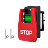 POWERTEC 71651 110/220 V Paddle Switch, Takım Kutusu Kurulumu için Vidalı, Masa Testeresine, Yönlendirici Masaya, Matkap Presine, Tezgah Testeresine, Şerit Testere için uygundur