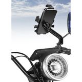 Powertec Darbe Emici Telefon Tutucu Motosiklet Scooter Için 4-7inç Telefon Uyumlu