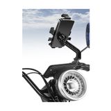 POWERTEC Darbe emici telefon tutucu motosiklet scooter için 4-7inç telefonları destekler