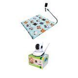POWERTEC Evcil Hayvan İzleme Güvenlik Kamerası ve Kedi Köpek ısıtıcı minder set 45cmx45cmx5cm
