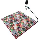 Powertec Isıtmalı Kedi Minderi Kedi Köpek Minderi Isıtıcılı Kedi Minderi Isıtıcı Pad 12VOLT 45X45CMX5CM