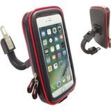 Powertec Motorsiklet Su Geçirmez Telefon Tutacağı 5.5" ve 6.3" Uyumlu Aynaya Montaj