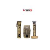 Powertec Profesyonel Erkek Bakım Seti Tr-8500/Tr-1818/Tr-950 Tıraş Makinesi Altın Sarısı