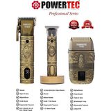 Powertec TR-1818 + TR-8500 + TR-950 3in1 Profesyonel Erkek Bakım Seti