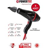Powertec TR-2001 Profesyonel Saç Kurutma & Fön Makinesi 6 Adet