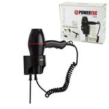 Powertec TR-301 Otel Tipi Fön Makinesi 2500W Duvar Tipi Askı Aparatlı Spa - Fitness Gym -Ev Kuaför